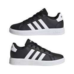 ADIDAS GRAND COURT 2.0 K   CBLACK/FTWWHT/CBLACK