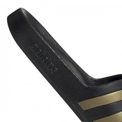 ADIDAS ADILETTE AQUA       CBLACK/GOLDMT/CBLACK