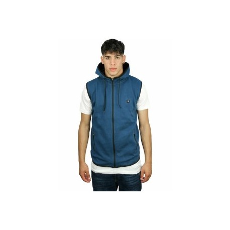 MAGNETIC NORTH MENS SLEEVELESS ZIPPER HOODIE