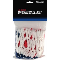 SPALDING ALL WEATHER RED/WHITE BLUE NET