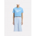 REEBOK IDENTITY BIG LOGO CROP TEE