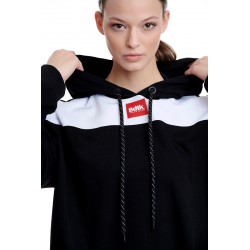 BODYTALK REDLABELW ΚΟΝΤΗ LOOSE ΜΠΛΟΥΖΑ ME ΚΟΥΚΟΥΛΑ