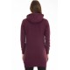 MAGNETIC NORTH WOMENS SWEAT DRESS BORDEAUX