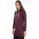 MAGNETIC NORTH WOMENS SWEAT DRESS BORDEAUX