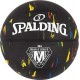 SPALDING Marble Series Black Rainbow Sz7 Rubber Ba