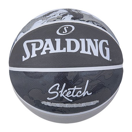 SPALDING Sketch Jump Sz7 Rubber Basketball