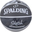 SPALDING Sketch Jump Sz7 Rubber Basketball