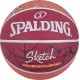 SPALDING Sketch Dribble Sz7 Rubber Basketball